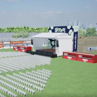 Digital rendering of the new SkyFest events venue in Benidorm