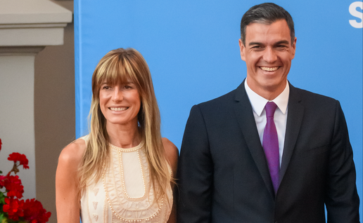Spanish Prime Minister and his wife Begoña Gomez