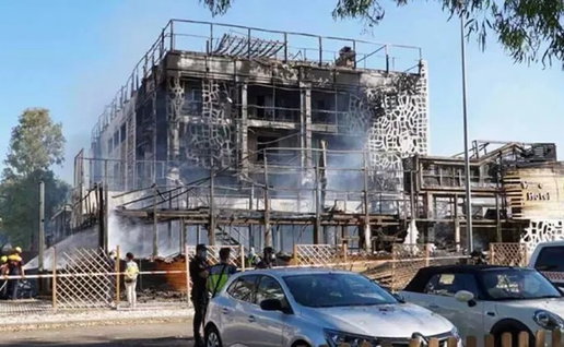 Sisu hotel fire in Marbella