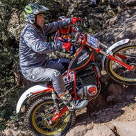 Trial world restored motorcycle
