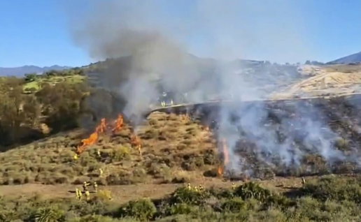 EMA INFOCA controlled burn in Mijas.