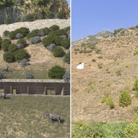 Plan and photo of zone for El Burrito.