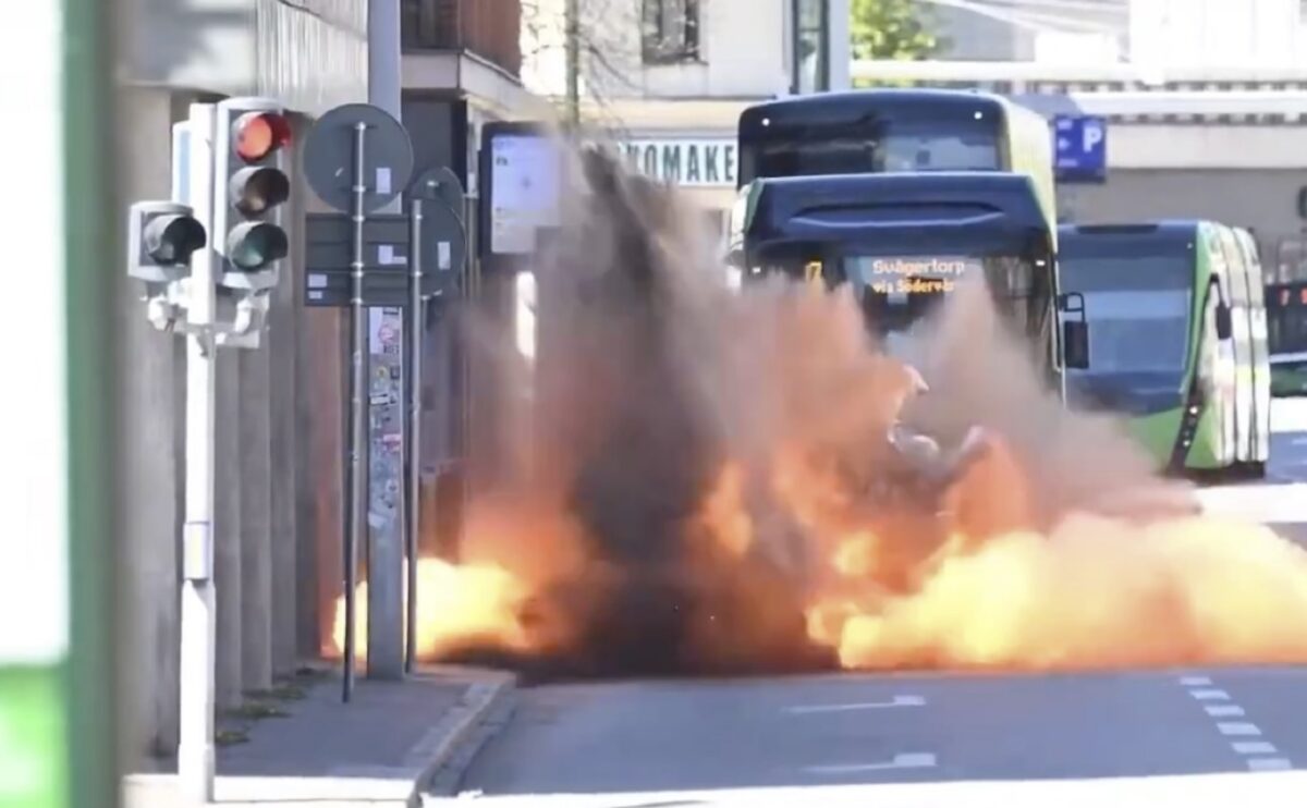 Explosive culture: Bomb squad detonates live grenade casually left in central Malmö