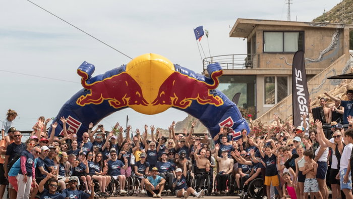 Wings for Life race at Almeria's Lunar Cable park