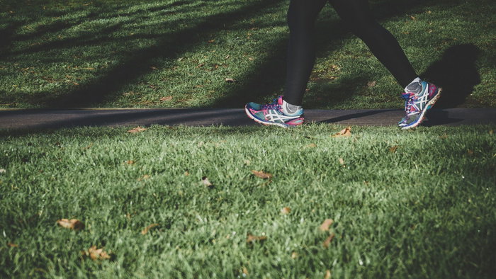 Walking.