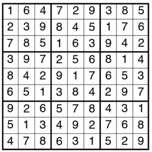 easy sudoku 2134