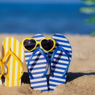 Flip flops on the beach and fines for driving and hiking
