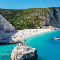 Fteri beach in Kefalonia