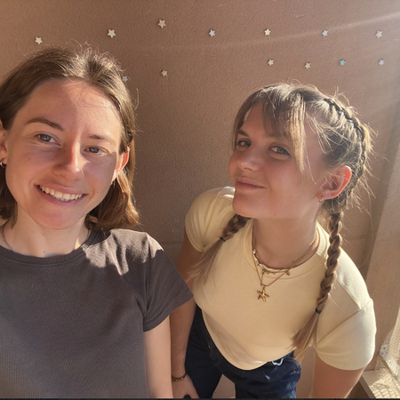 Ellie and Julia work in the Mojacar office for Costa Coches