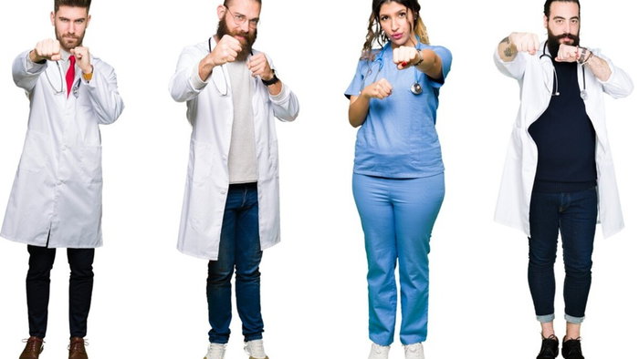 Nurses are receiving self defence training in malaga