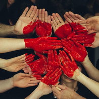 Hearts in our hands.