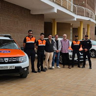 Representatives from Pedreguer and Gata during the wildfire prevention agreement renewal