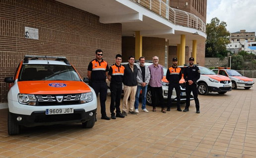 Representatives from Pedreguer and Gata during the wildfire prevention agreement renewal