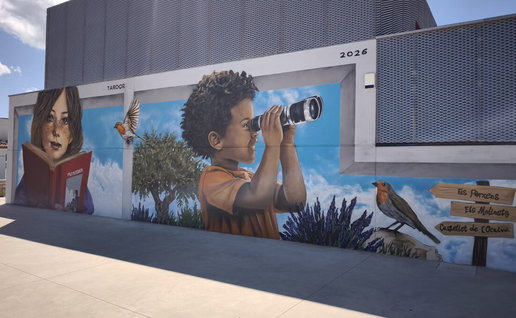 CEIP l’Alfàs in Pedreguer has unveiled a new mural