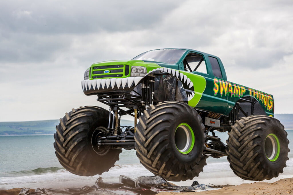 Monster truck mayhem: California Motor Show returns to Albox with high-speed action