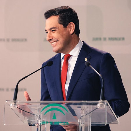 Juanma Moreno Bonilla, president of the Andalucia region.