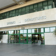 Entrance of Jerez de la Frontera airport