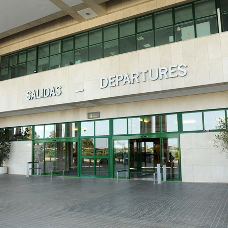 Entrance of Jerez de la Frontera airport
