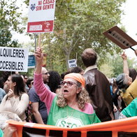 Thousands protest in Madrid
