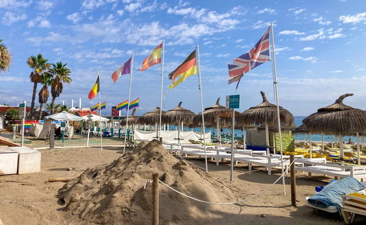 Los Alamos beach open for business again.