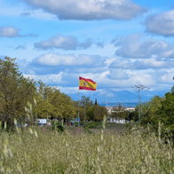 Patchy cloud and the Spanish flag