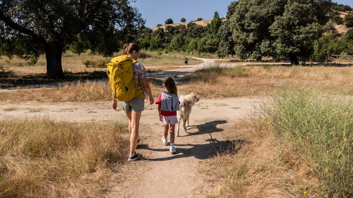Carefree stroll in the campo.