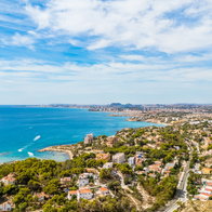 Costa Blanca landscape.