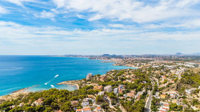 Costa Blanca landscape.