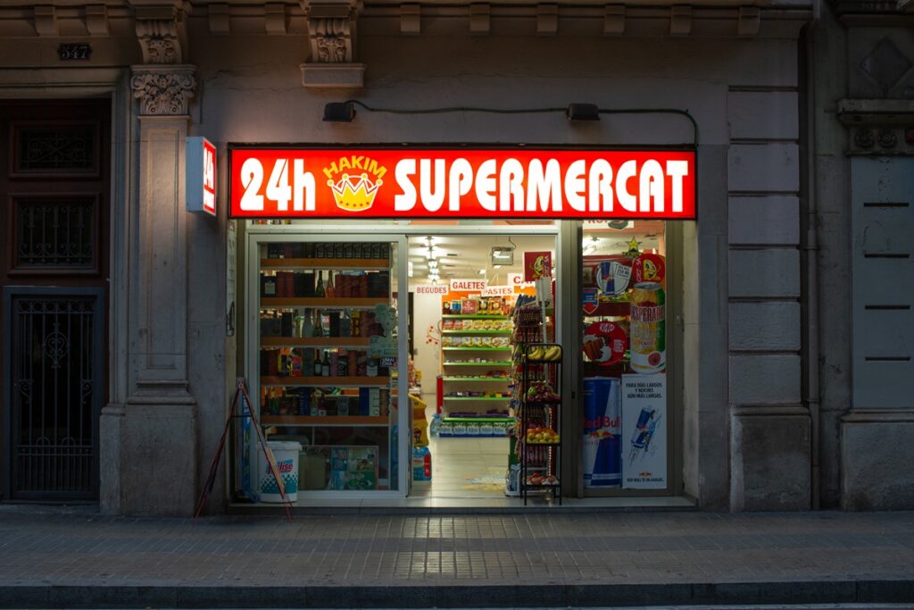 Barcelona is cracking down on 24 hour supermarkets and late night shoppers are noticing