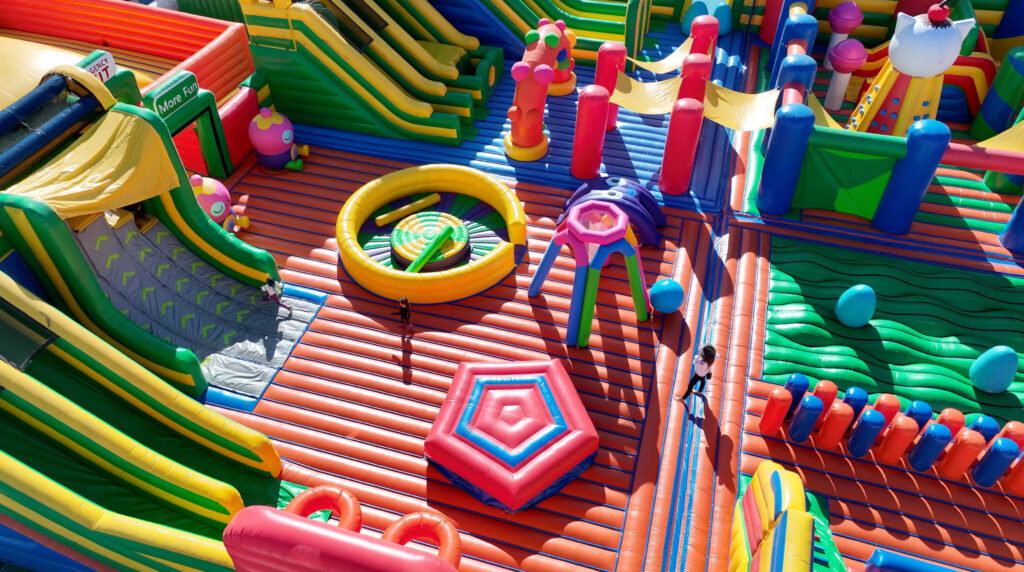 FUNBOX, the world’s largest inflatable amusement park, arrives in Almería