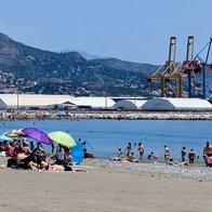 Huelin Beach, Malaga.