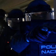 Police raid in Marbella.