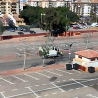 Newly painted spaces not thought of for motorhomes.