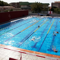 The municipal pool.