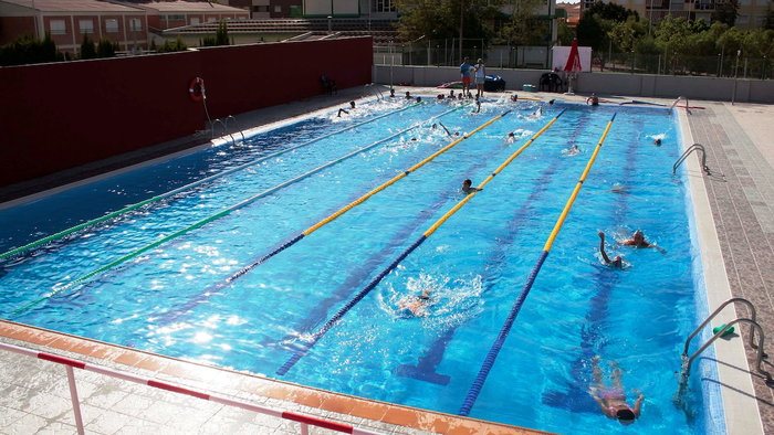 The municipal pool.