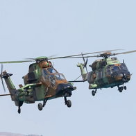 2 helicopters