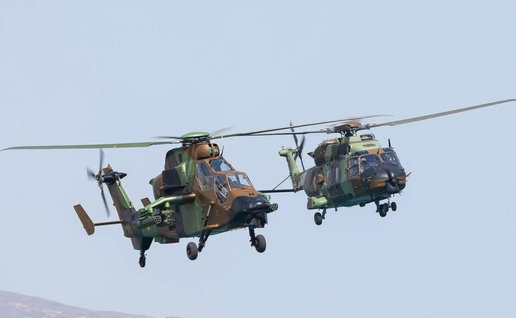 2 helicopters