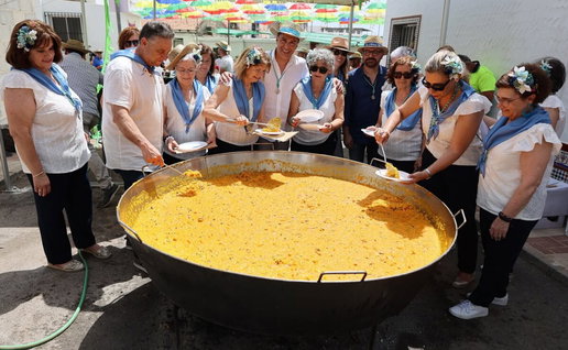 Traditional Torrox Romeria celebrations.