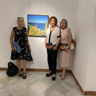 Big Arte opening the exhibition “Alicante, Landscapes and Traditions”.