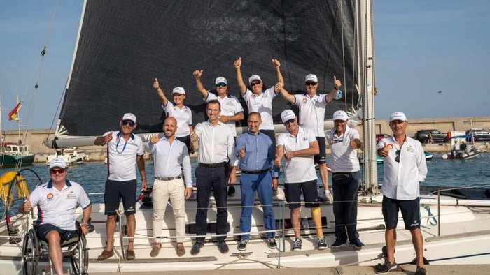 Presentation of new team in Benalmadena Marina.