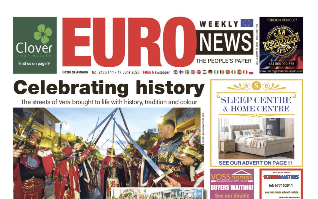 Euro Weekly News publishes weekly editions covering Costa de Almería and Costa del Sol