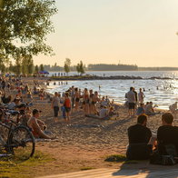 Beach in Finland