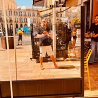 Bonehead from Oasis in Malaga