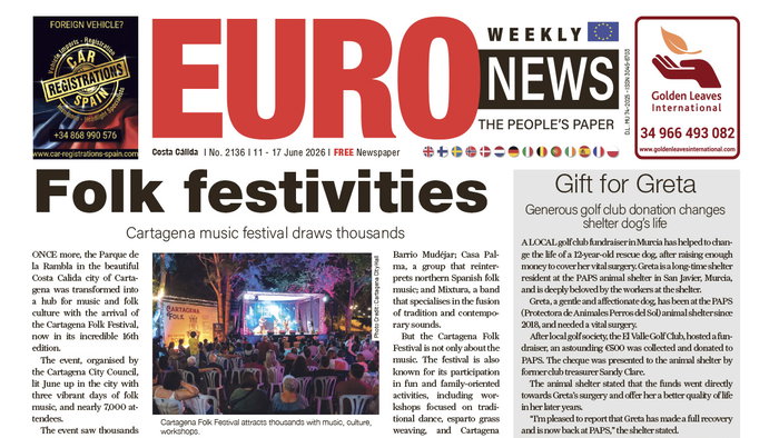 Costa Calida 11 – 17 Jun 2026 Issue 2136