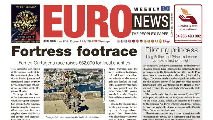 Costa Calida 25 June – 1 July 2026 Issue 2138