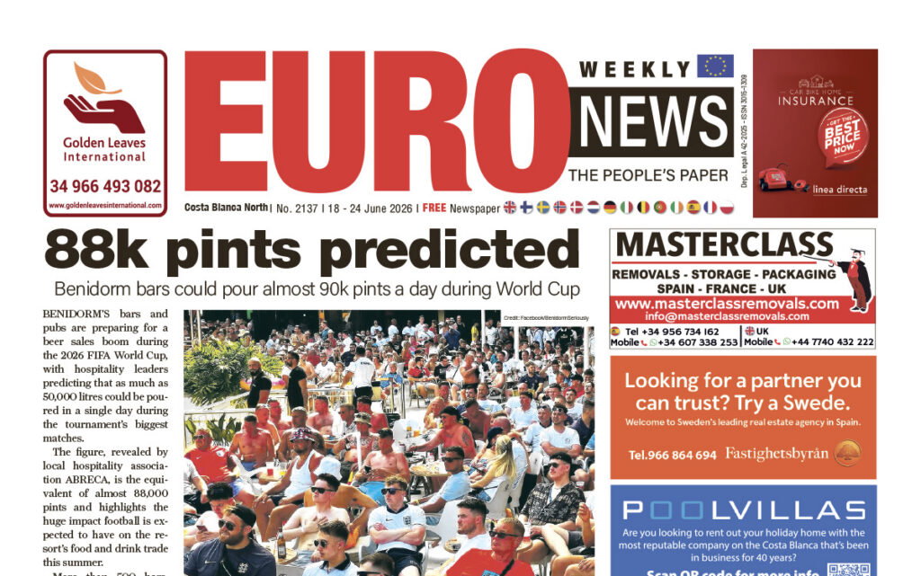 Costa Blanca North newspaper 18 - 24 Jun 2026