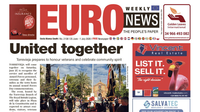 Costa Blanca South 25 June – 1 July 2026 Issue 2138