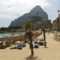 A beach in Calpe.