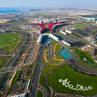 View of Yas and Saadijat in Abu Dhabi