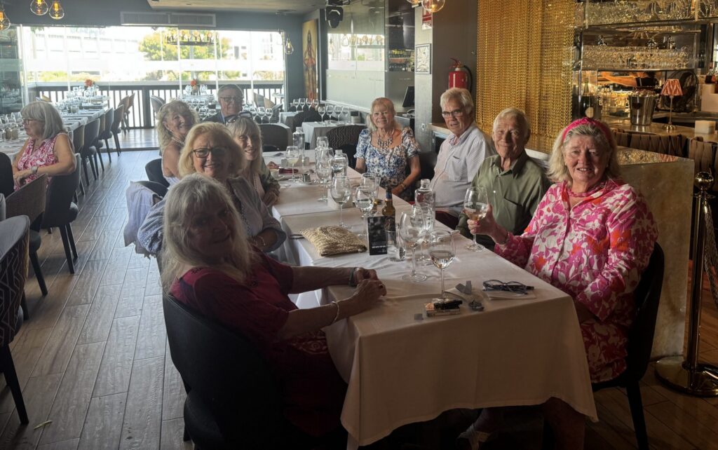 Pre summer fun get-together at La Sala Banus with Age Concern